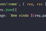 Params, Query Params e Json Express.js