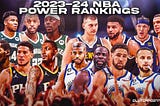 NBA power ranking 2023/24