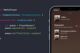Using the System Music Player Queue in Swift