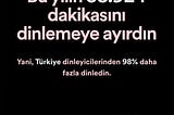 Spotify’da Şarkı Dinlemek Dışında Ne Yaptım?