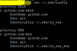 Multi SSH Key Github