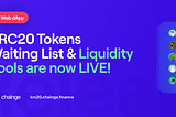 KRC20 Tokens: Waiting List Live, Liquidity Pools Open!