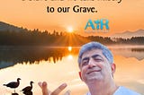 This is a daily quote by air atman in ravi with a sunset in background with the quote saying explaining about topic success and happiness spiritualreading-spiritualawakening-spiritualretreats spiritual leader -spiritualwarfare