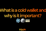 What is a cold wallet and why is it important?