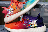 custom sneakers, Kanye West “Graduation” Yeezy by Brennan Bizon