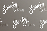 Stanley fonts banner