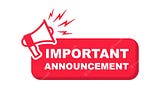 Important Announcement