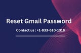 Reset Gmail Password