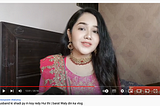The video is titled ‘How did I get ready for my husband’s second wedding’. Credits: Sitara Yaseen’s YouTube Channel