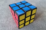 A photo of a Rubic’s cube. Image taken by the author.