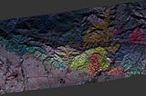 Color-coded radar maps reveal a patchwork of California wildfire destruction