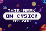 🛸 This week on Cysic 🛸