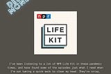 #DeleteMonday with NPR Life Kit