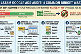 Google Ads is the single largest line item in most LatAm marketing budgets.