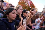 Harris voters despondent after a historic loss.