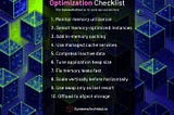 ✅ Cloud Memory Optimization Checklist (CC #2)