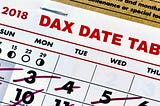 How to create a DAX date table in Power BI