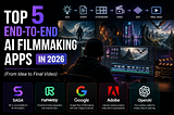 Top 5 End-to-End AI Filmmaking Apps in 2026