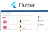 Shopping Wine UI —  Flutter Web