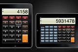 iPad native calculator