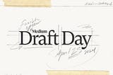 An image reading “Draft Day” with various handwritten notesand physical imperfections.