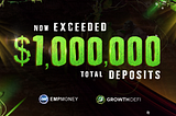 The Cultivator update: $1,000,000 in deposits and a massive prize pool!