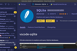 How to open SQlite3 Database in VsCode in Ubuntu