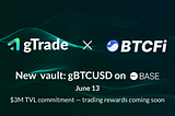 Bitcoin-Collateralized Trading is Coming to gTrade