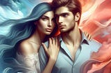 An engaging romantic picture of a beautiful woman and a handsome guy, depicting ‘The Illusion of Love: How Our Minds Create Fictional Characters’