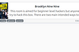 TryHackMe: Brooklyn Nine Nine [CTF]