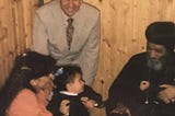photo from my family album taken in St. Antonius Monastery in Lacciarella, Milano, 2000