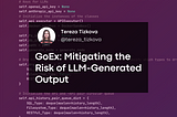 GoEx: Mitigating the Risk of LLM-Generated Output