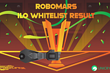 RoboMars ILO Whitelist RESULT is OUT