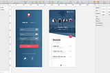 Sketch App. Visual design