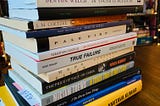 stack of books read in 2025