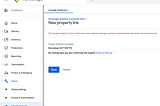 Fix “The Google Analytics Terms of Service in your network settings must be accepted before this…