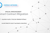 Keepr3v1.network: Smart Contract migration.