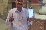 A ‘Bharat’ user in Tier-4 Indian town using Kaagaz App