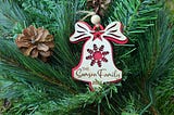 Laser Cut File, Christmas Bell Ornament SVG, Business Gift, Family Gift, Christmas Ornament Cut File, Laser Christmas Cut File, Digital File