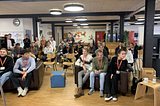 students sitting in SAP AppHaus space