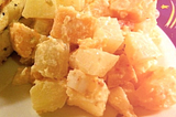 Potato Salad — Half-Red Half-Sweet Potato Salad