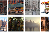 New York City animations drawn by Pixar for the Soul movie