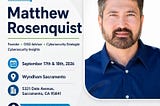 Cybersecurity Keynote at ISACA Sacramento