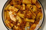 #3 Rigatoni Bolognese