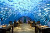 Ithaa undersea restaurant at Conrad Rangali Island, Maldives