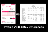 A Bill or an Invoice