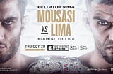 [Watch] — Bellator 250: Mousasi vs Lima Live Stream|Online Now — 2020