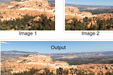 How does Panorama work? Image Stitching