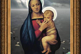 At the intersection of the sacred, the profane, and the political, we find the Madonna of the…