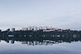 View of the Årsta Lake in Stockholm, Sweden, by writer and photographer Martin Waern / Delafoi